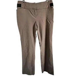 Style Co pants women's size 10P taupe stretch boot cut